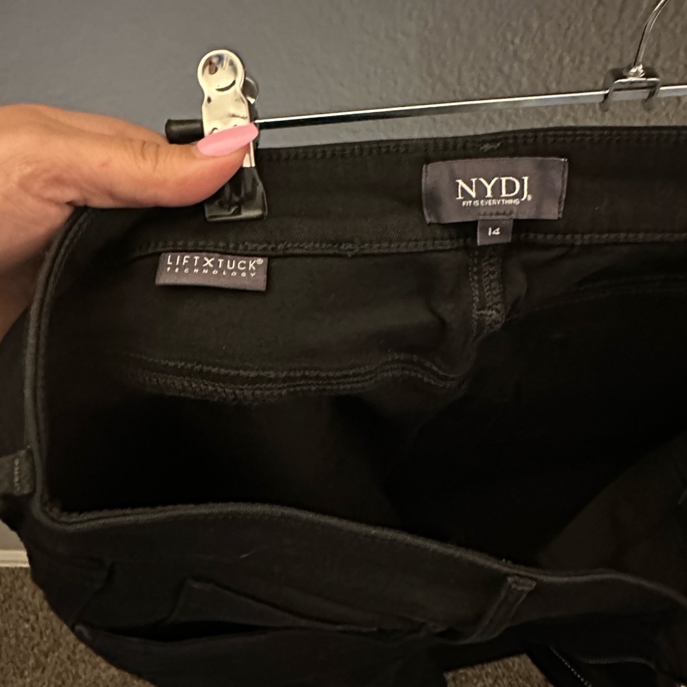 NYDJ Black Flare & Wide Leg Jeans - Picture 2 of 3